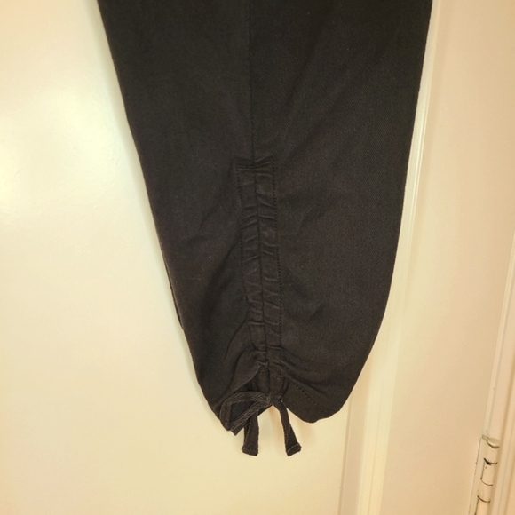 Torrid Premium Cropped Twill Pants with Gathered Ankle Ties - Picture 4 of 11